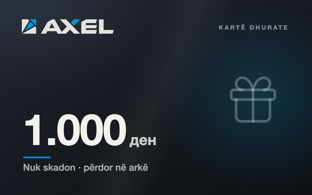 Kartë dhurate 1000 ден